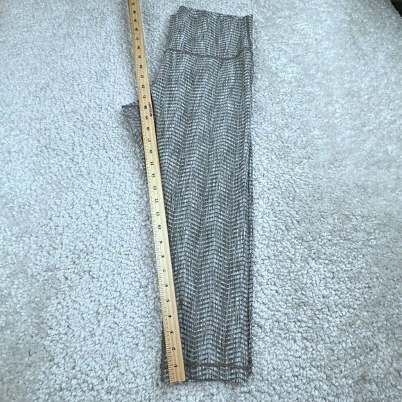 Lululemon Wunder Under Crop Arrow Jacquard Olive Gray Sage - Picture 10 of 11